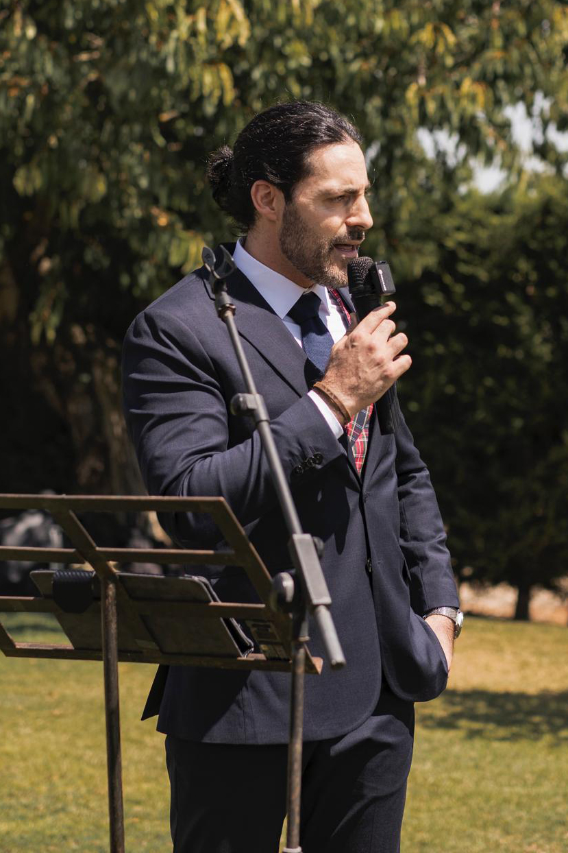 3.Pedro Pedro del Valle presentador de eventos y maestro de ceremonias